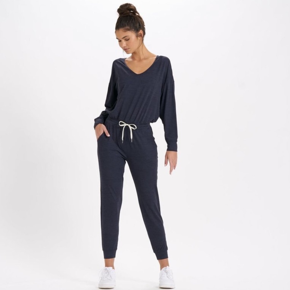 Vuori Lux Long-Sleeve Romper NWT